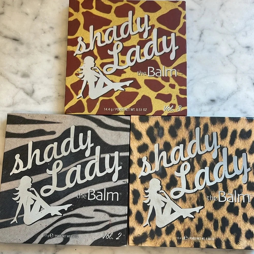 theBalm Shady Lady bundle of three pallets